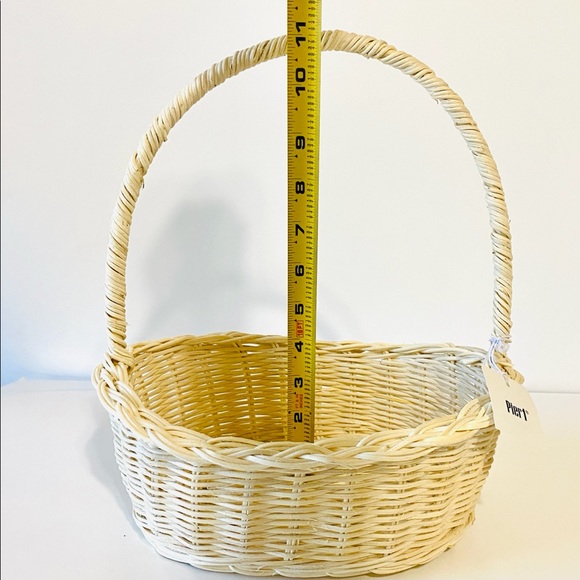 Pier 1 Imports Beige Medium Size Rattan Basket - Picture 6 of 6